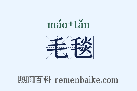 毛毯是什么意思的图片